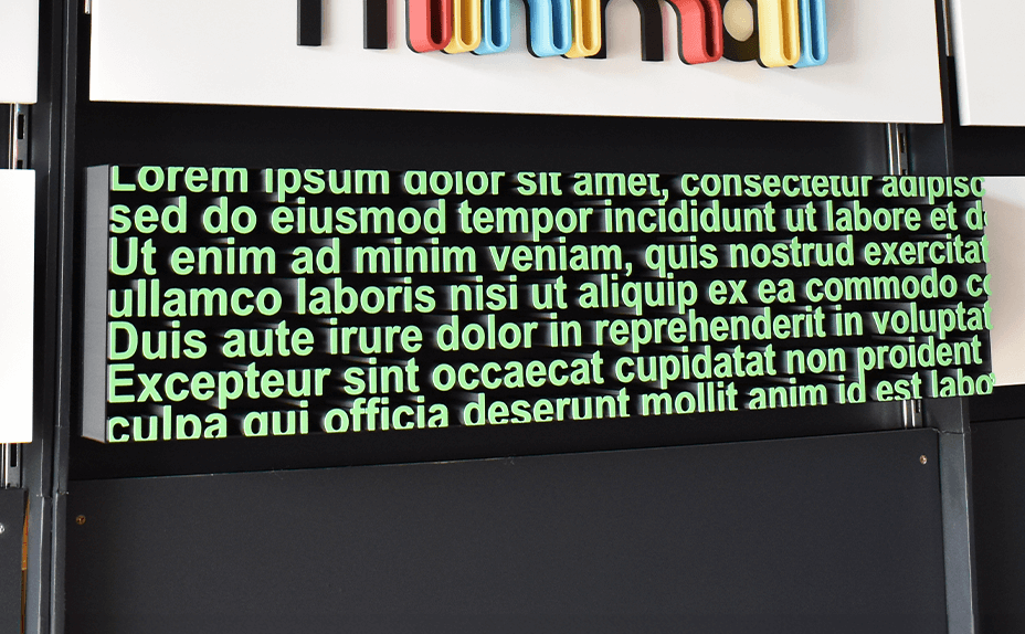 象嵌サインの薄いサイン